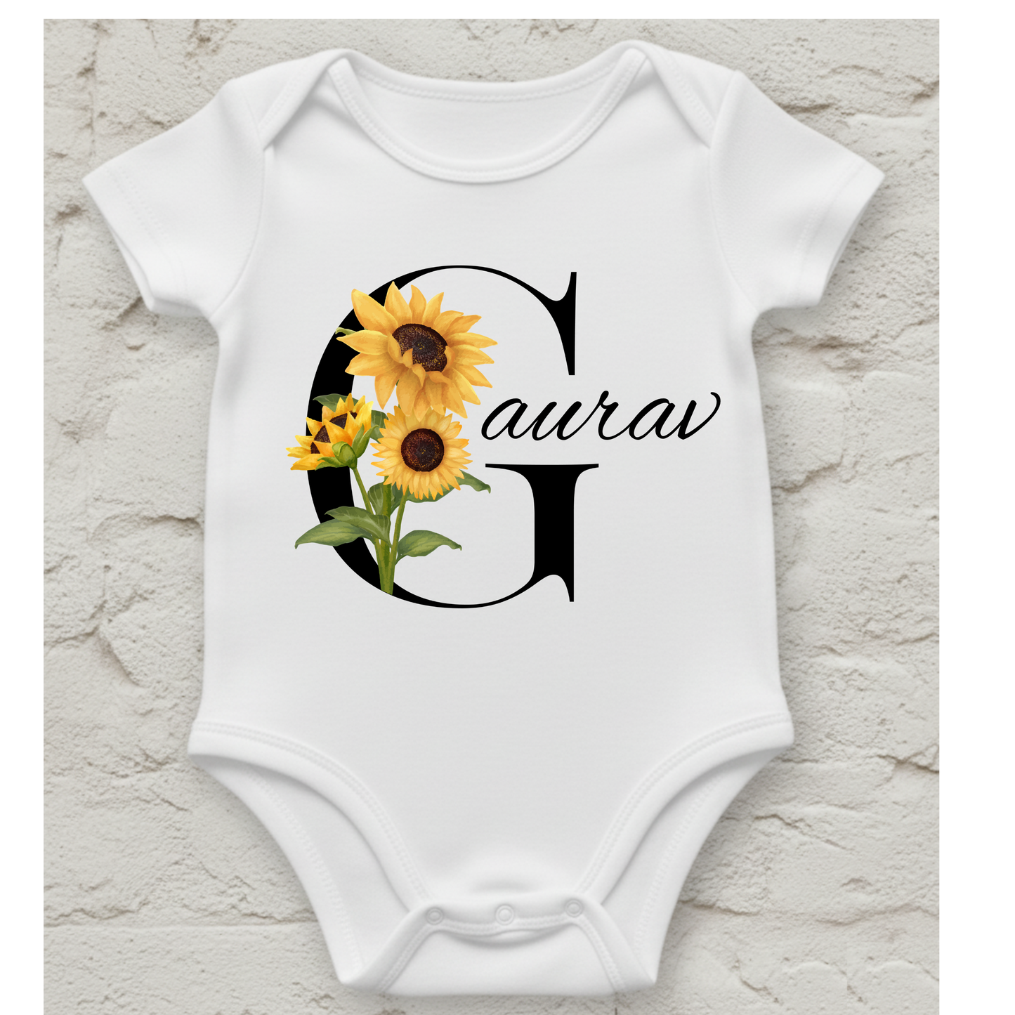 Romper with Customized Name
