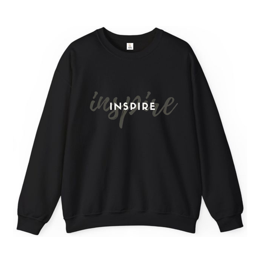 RoMan Creations "Inspire" Graphic Crewneck Sweatshirt