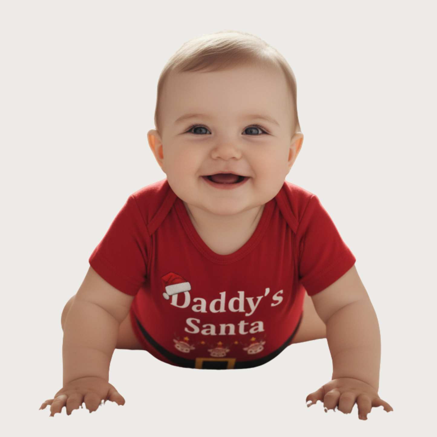 RoMan Creations Special Daddy's Santa Christmas Design Onesies