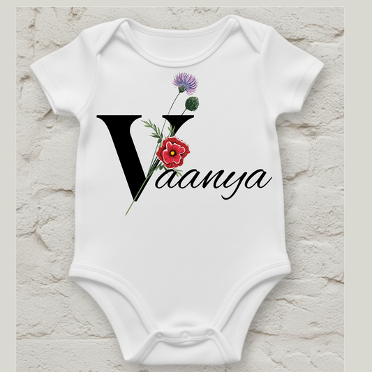Romper with Customized Name