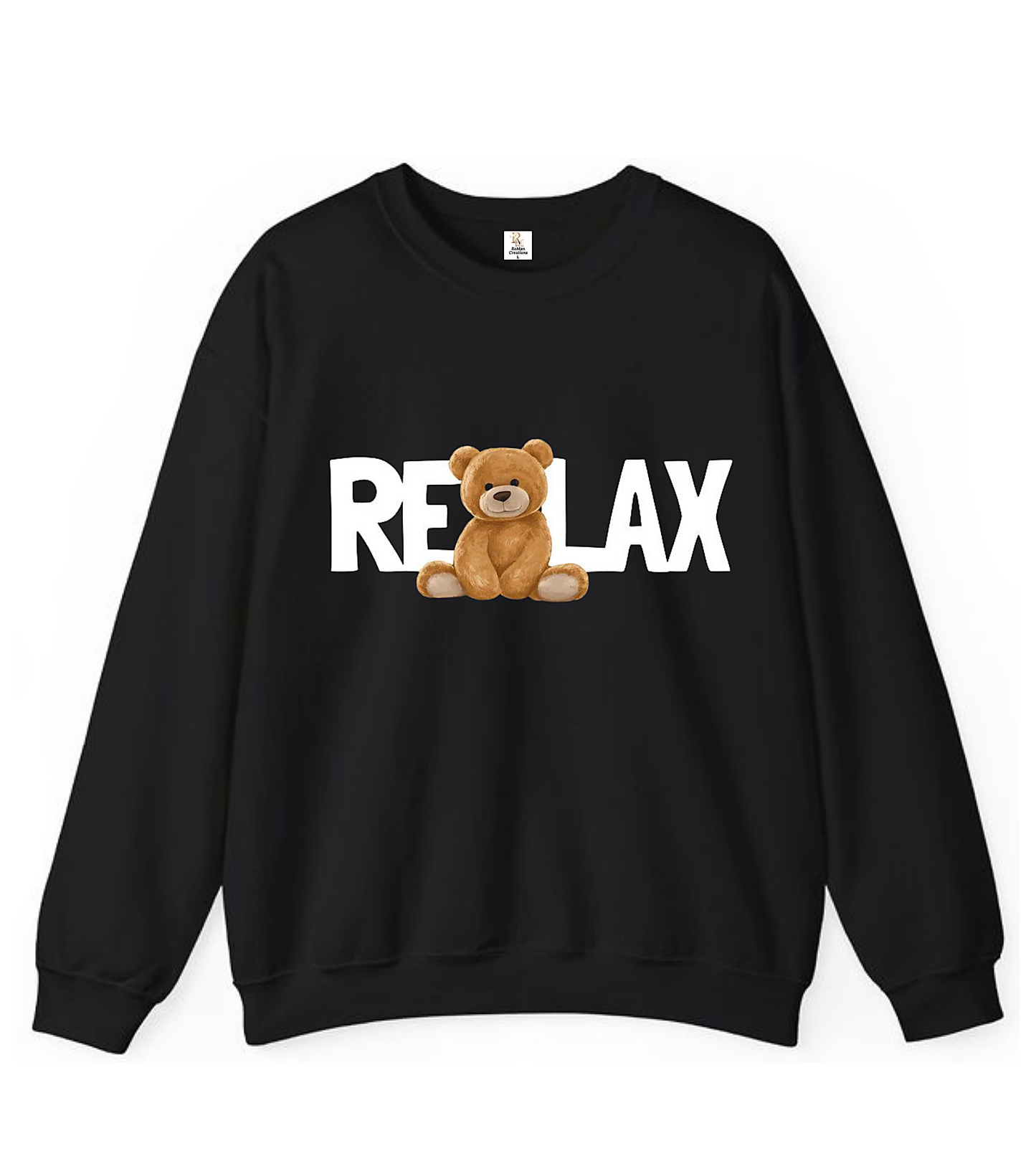 RoMan Creations Printed Sweatshirt "RELAX"