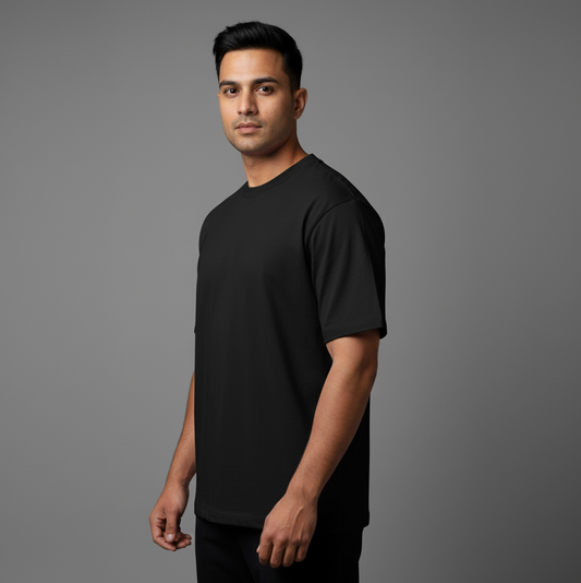 Men's Black Oversized T-shirt