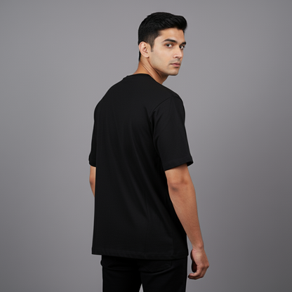 Men's Black Oversized T-shirt