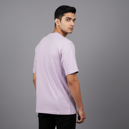 Men's Lilac Oversized T-shirt