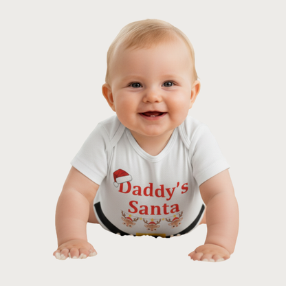 RoMan Creations Special Daddy's Santa Christmas Design Onesies