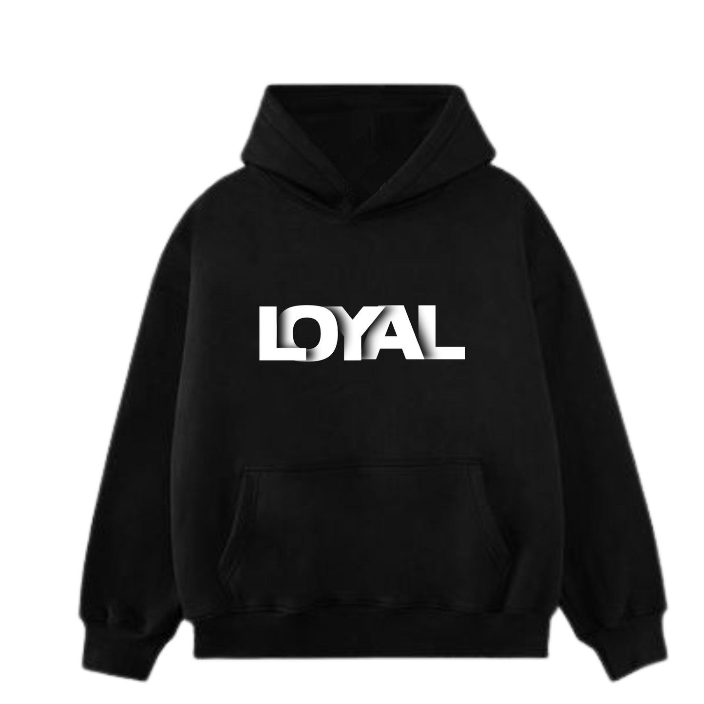 Loyal Statement Black Pullover Hoodie