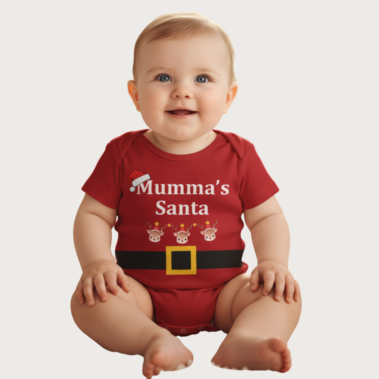 Special Mumma's Santa Christmas Design Onesies, Unisex Baby Romper