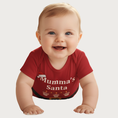 Special Mumma's Santa Christmas Design Onesies, Unisex Baby Romper