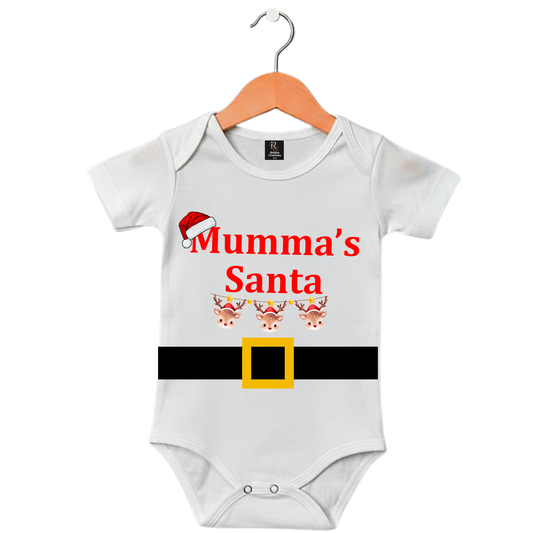 Special Mumma's Santa Christmas Design Onesies, Unisex Baby Romper