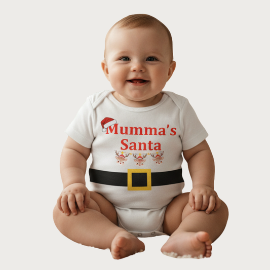 Special Mumma's Santa Christmas Design Onesies, Unisex Baby Romper
