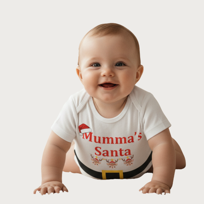 Special Mumma's Santa Christmas Design Onesies, Unisex Baby Romper